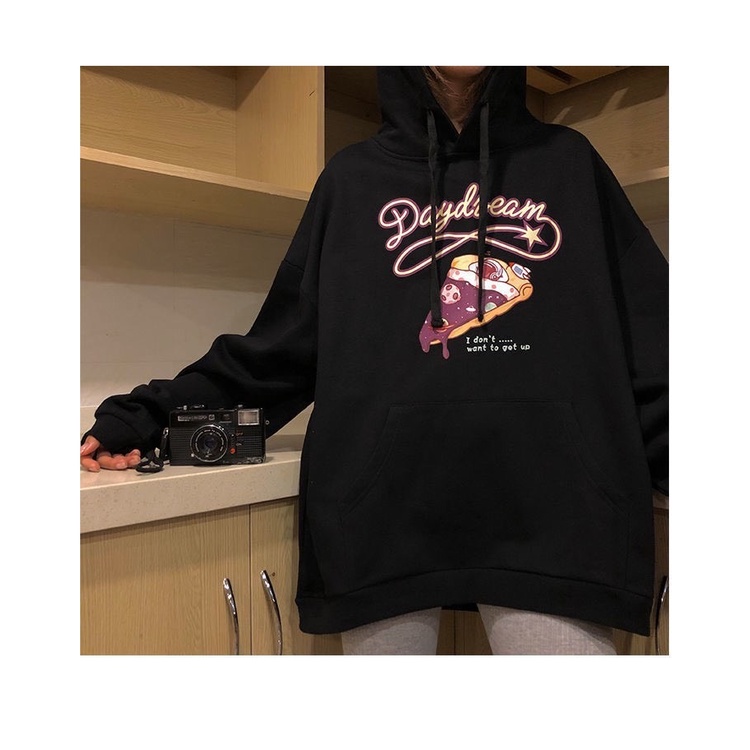 Áo Hoodie Nam Nữ Bánh Pizza 3 Màu Có Ảnh Thật +Video Tự Chụp - Áo Thu Đông Chất Nỉ Mềm Mịn Hottrend 2021 Unisex X.Store