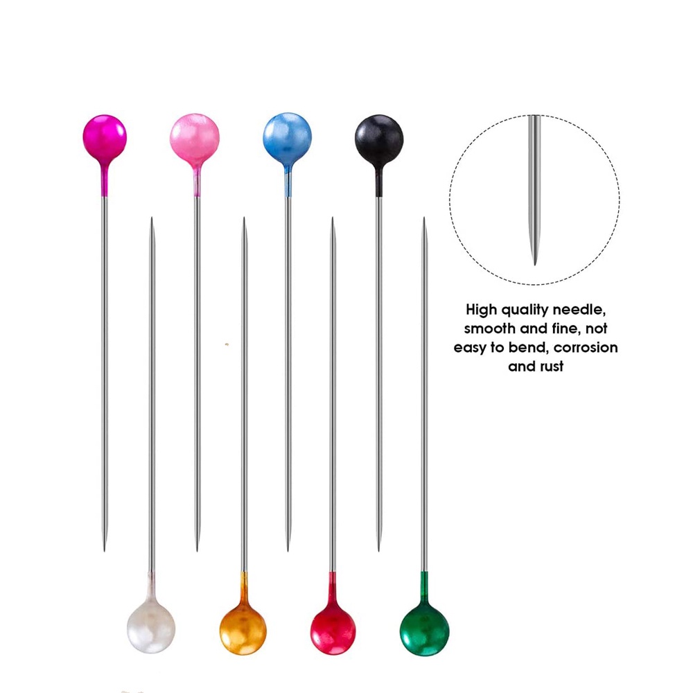 Set 100 Kim Ghim Cố Định Nhiều Màu Sắc 38mm Dùng Để May Vá Quần Áo Đa Năng