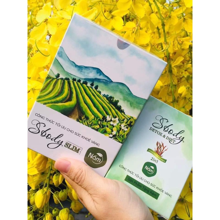 Giảm cân Sbody slim tặng 1h detox