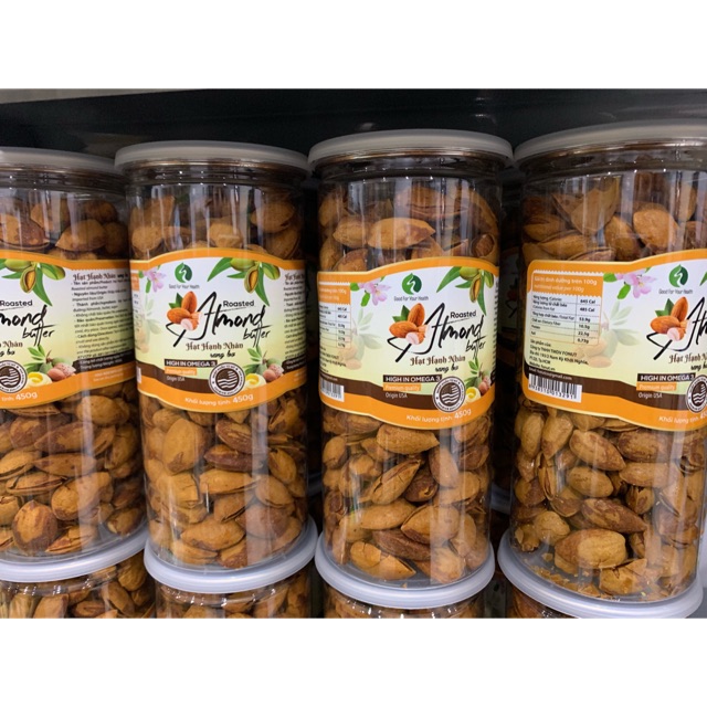 Hạnh nhân rang bơ hũ 450g