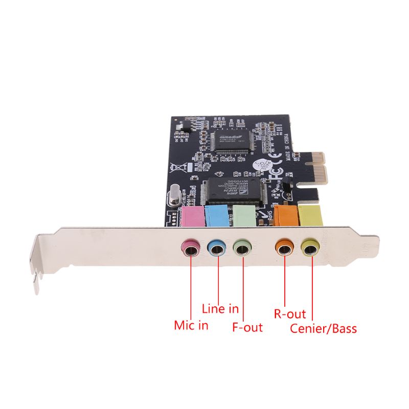 Thẻ âm thanh kỹ thuật số PCI-E 5.1 CMI8738 Chipset + Barrier | BigBuy360 - bigbuy360.vn