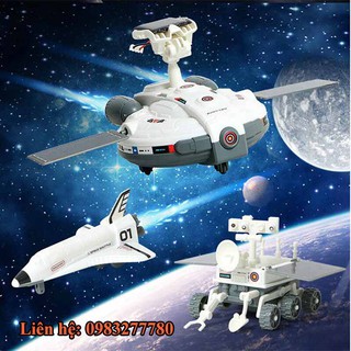 [ SALE ] Bộ robot lắp ghép hạm đội thám hiểm mặt trăng 3 in 1