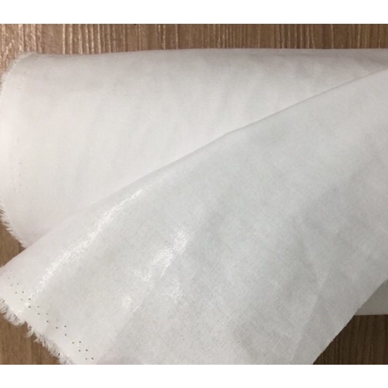 Mếch Vải Mềm khổ 1m1 -  Keo Vải Dùng Làm Cạp, Cổ Sơ Mi - Phụ Liêu May
