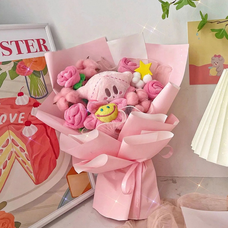 Hoa Nhân Tạo Nhồi Bông Dễ Thương Dùng Trang Trí Phòng Ngủ
