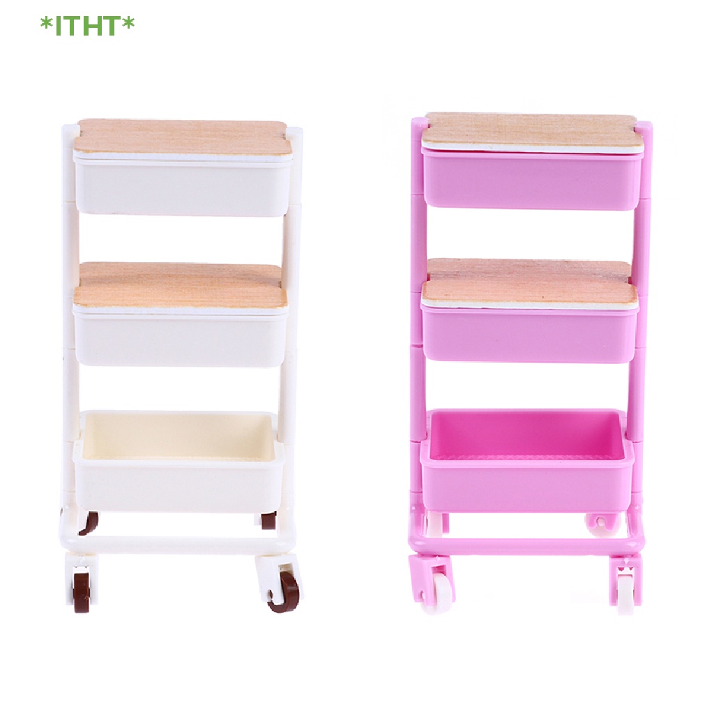 Xe Đẩy Em Bé Trang Trí Nhà Búp Bê Tỉ Lệ 1: 12 Mới