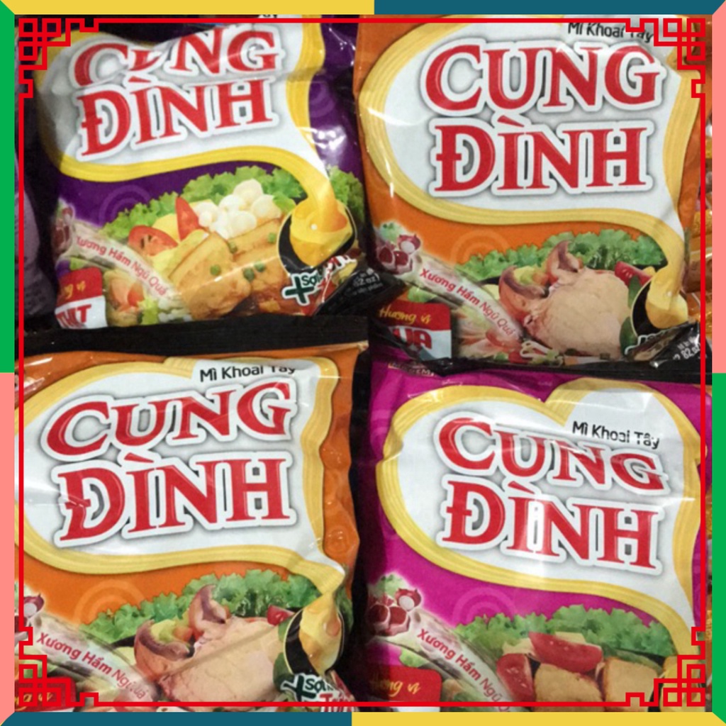 HOT LIKE 1 Gói Mì Tôm Cung Đình 80g Thịt Hầm Nấm/ thịt sườn heo Hầm Măng
