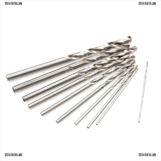 <Hot~new>10Pcs Titanium Coated Drill Bits High Speed Steel Drill Bits Power Tools 0.8-3mm