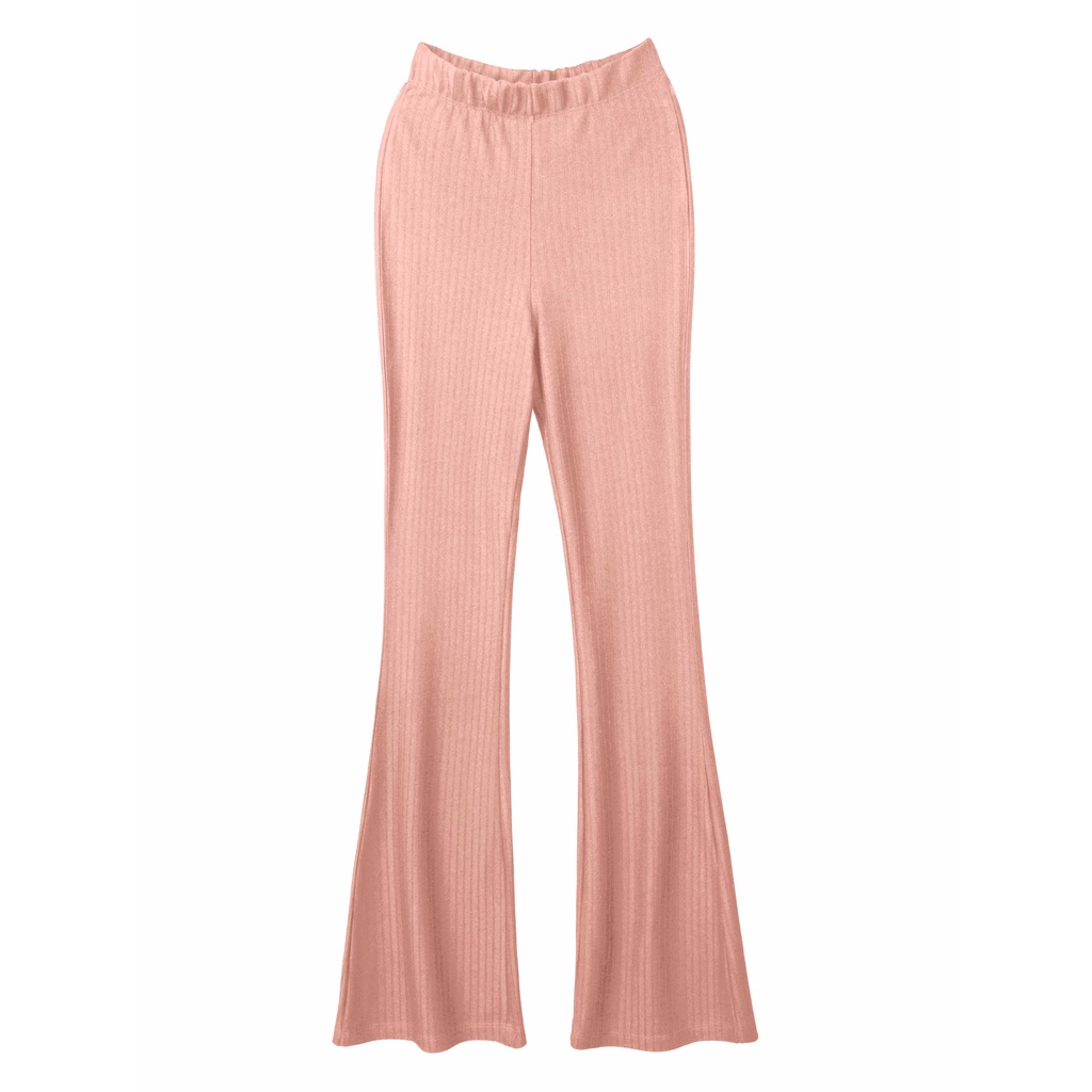 Quần Dài Nữ Slim Stretch Flared , Chất Vải Thun Gân Mỏng Thoải Mái , WQD000057 ,SOMEHOW