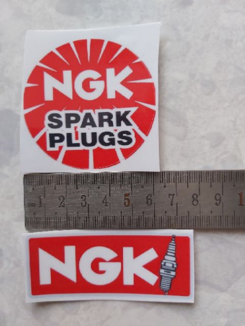 Tem Decal Sticker Dán Xe NGK Giá Rẻ #2k