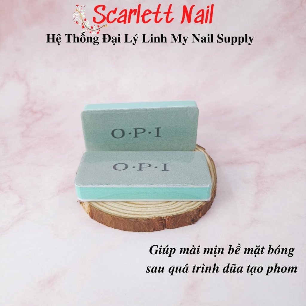 Phao Mịn Chà Móng OPI - Phao Đánh Bóng Móng Tay Buffer Mịn