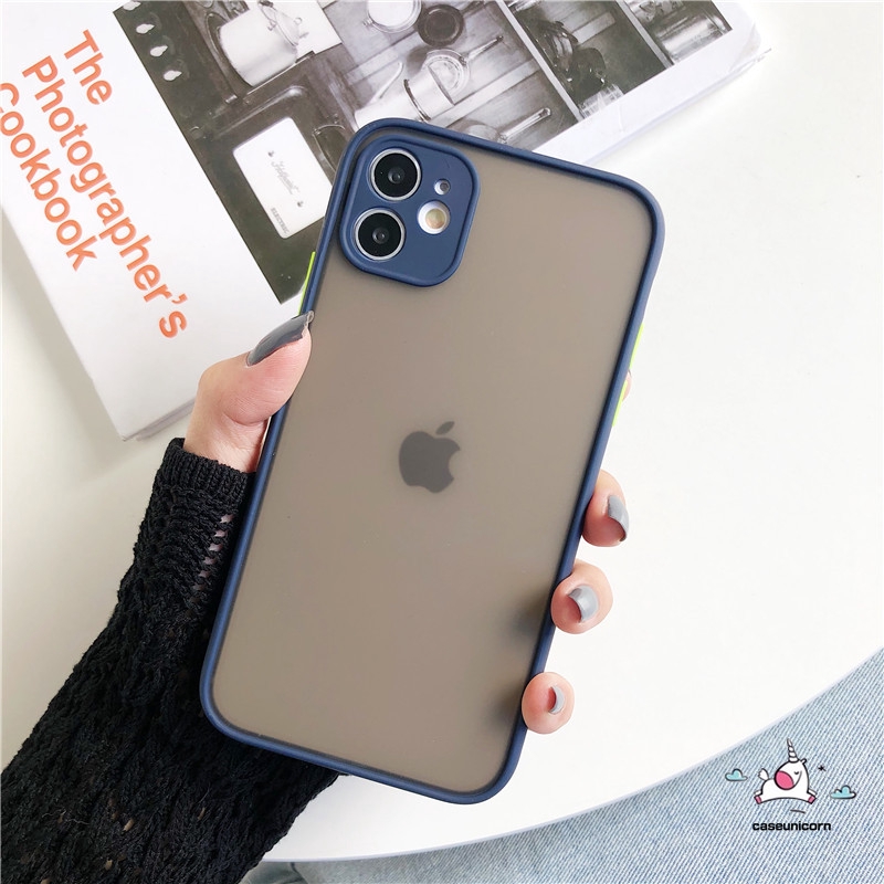 Ốp điện thoại bề mặt mịn thời trang bảo vệ camera cho iPhone SE 2020 11 Pro Max iPhone 6s 6 7 8 Plus XR X XSMAX | BigBuy360 - bigbuy360.vn