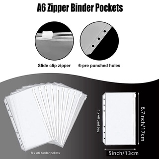 Notebook Binder Budget Planner,with Binder Pockets,(Black)