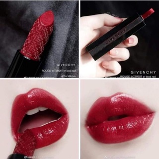 Son Givenchy Rouge Interdit màu 27 Bold Red  đỏ đậm quý phái đầy lôi cuốn