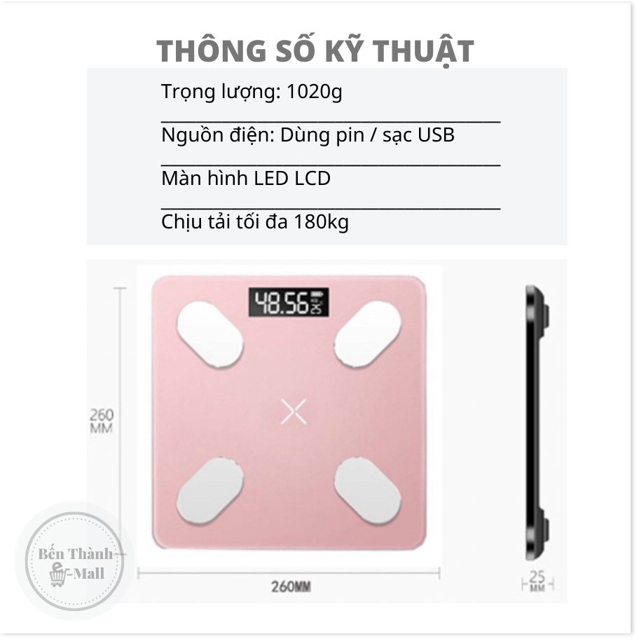 Cân điện tử sức khoẻ thông minh Digital Weight DW503 đo chính xác các chỉ số trong cơ thể