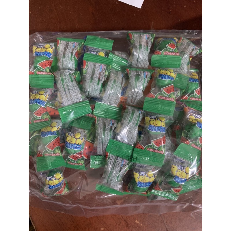 Kẹo Gum Thổi Big Babol Shapeez Dưa Hấu ( gói 50 viên/ 250g)