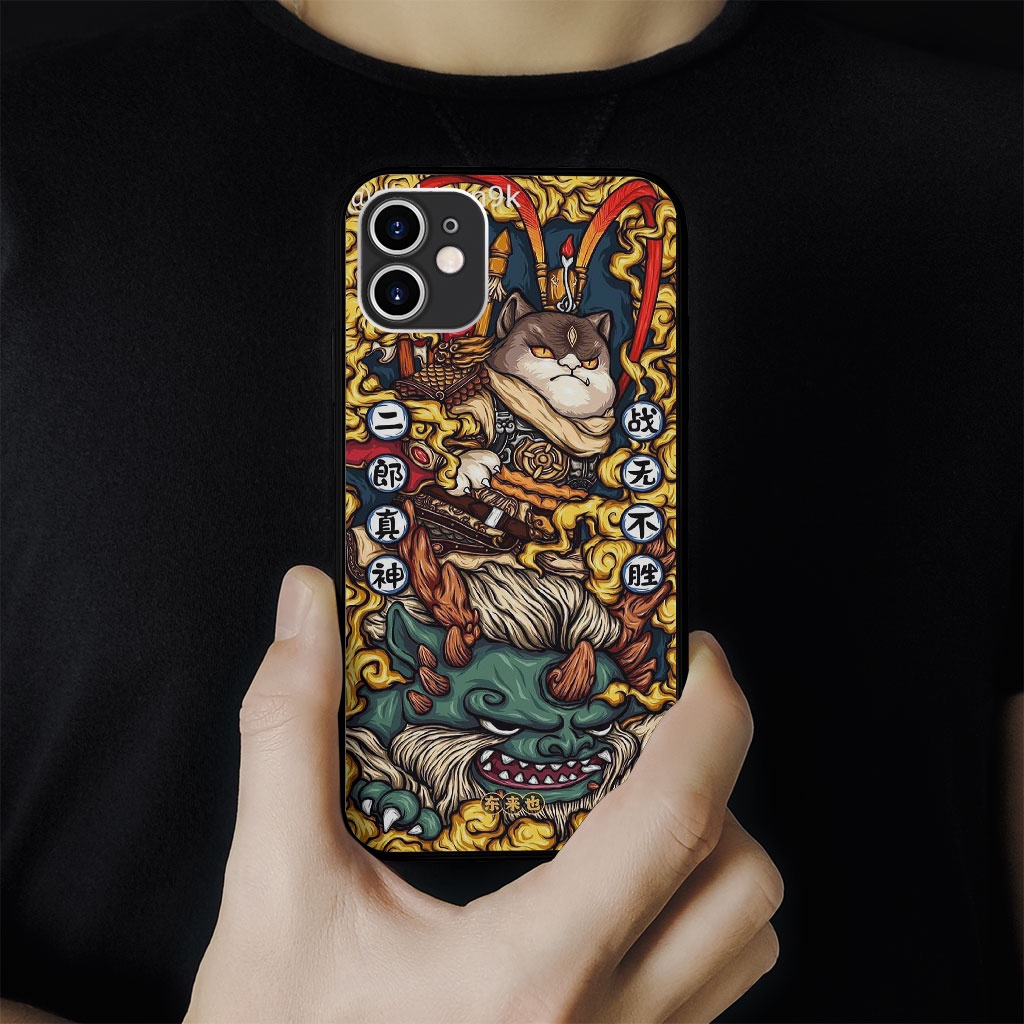 Ốp Lưng Ip hình Mèo Đại Thánh Hàng Yêu Phục Ma ECOMEX dòng Iphone 6 7 8 Plus 11 12 13 14 Pro Max X Xr MYS20220008