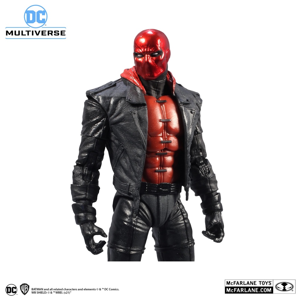 MÔ HÌNH NHÂN VẬT SIÊU ANH HÙNG DC COMICS MC FARLANE RED HOOD BATMAN: THREE JOKER