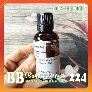 Hương vani vanilla tổng hợp - chai 30gr