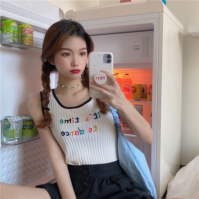 NZN Áo Hai Dây Thiết Kế Mới Thời Trang Mùa Hè Dành Cho Nữ