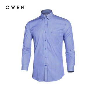 Áo Sơ mi dài tay nam Owen Cotton  kiểu dáng Regularfit - AR91067D