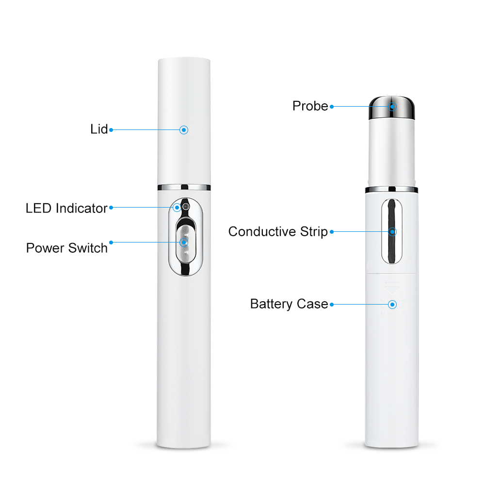 [Hàng mới về] Bút laser ánh sáng xanh giúp giảm mụn xóa mờ nếp nhăn Kd-7910