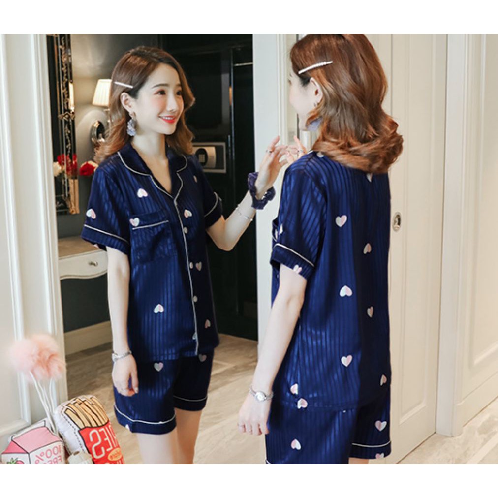 [Hàng Đẹp] Bộ Ngủ Mặc Nhà Pyjama Quần Đùi Áo Cộc Tay Cho Nữ. Họa Tiết Đẹp, Bo Viền - TIM. | BigBuy360 - bigbuy360.vn
