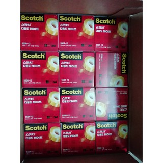 Băng keo trong suốt 3M Hàn Quốc 550R-12 (12mmx30m)