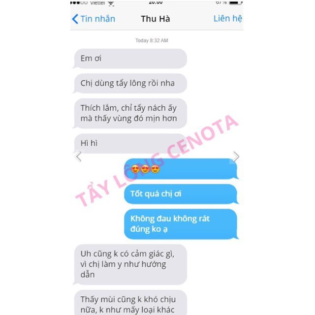 Kem tẩy lông Cénota, kem tẩy lông body, giúp giữ ẩm không gây đau rát cho da | BigBuy360 - bigbuy360.vn