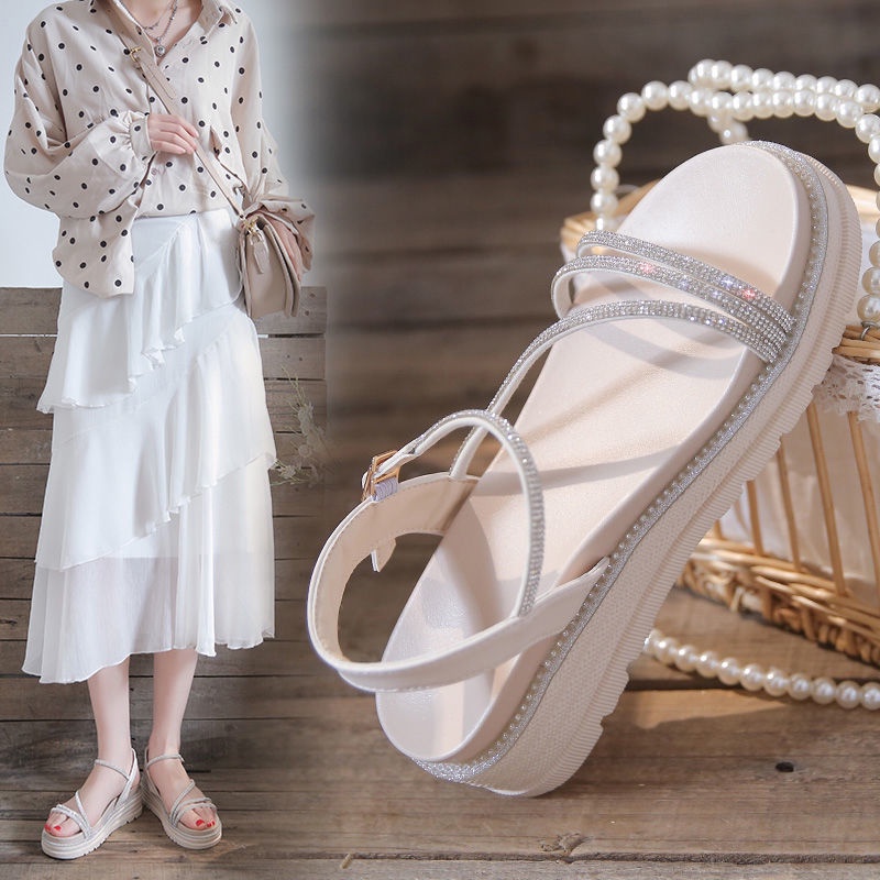 Giày Sandal Đế Cao Thời Trang Dành Cho Nữ