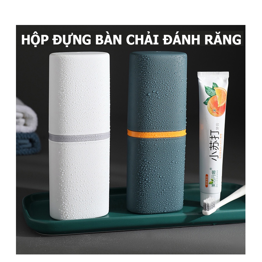 Hộp Đựng Bàn Chải và kem Đánh Răng Du Lịch, Lược, Khăn Mặt Cốc Đựng Nước cao cấp đi công tác đa năng F574 SUVADO