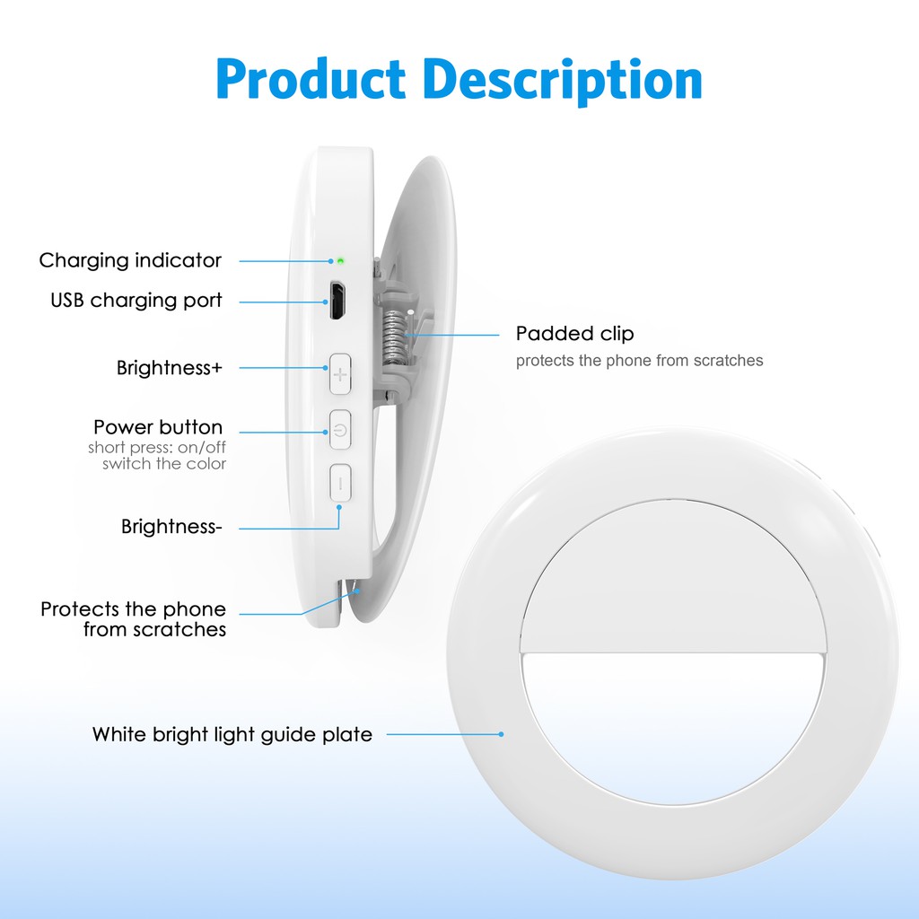 Đèn LED 60 bóng hỗ trợ chụp ảnh 3 mức độ