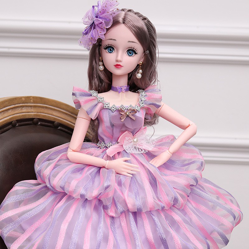 Đồ chơi trẻ em Búp bê Barbie cỡ lớn cao 60cm, phiên bản có nhạc tặng kèm phụ kiện - Đồ chơi Búp bê công chúa cho bé gái