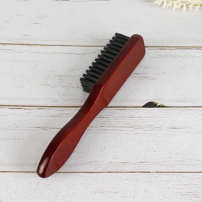 Hàng Có Sẵn Giao Hàng Ngay Lập Phương#Lược Chải Râu Cán Gỗ Trơn Chuyên Nghiệp Cho Nam Wahl