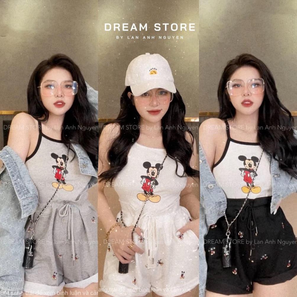 Set đồ nữ cá tính, set quần sóc áo dây đi chơi sang chảnh mùa hè đẹp 8A00004 JKR | BigBuy360 - bigbuy360.vn