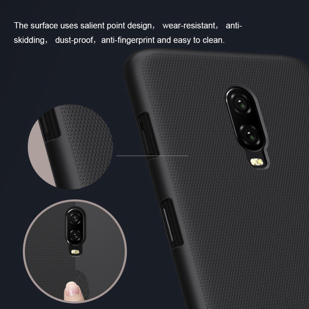 Ốp lưng OnePlus 6T Ốp lưng One Plus 6T Ốp lưng cứng Nillkin Frosted Shield cho vỏ OnePlus 6T 1 + 6T