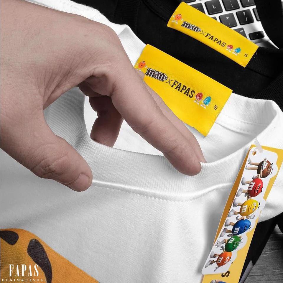 Áo Thun Nam In Hình Double M&amp;M's Cực Cool Chất Vải Cotton Form Vừa Vặn - FAPAS