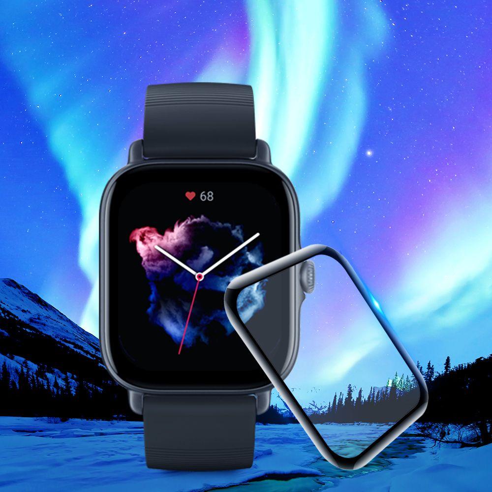 Set 2 Miếng Dán Viền Cong 3D Chuyên Dụng Cho Amazfit GTS 3