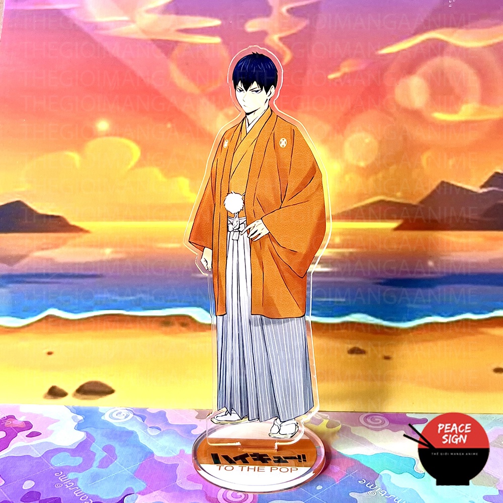 Mô Hình Standee HAIKYUU!! ver KIMONO acrylic anime Vua Bóng Chuyền mica chibi trang trí