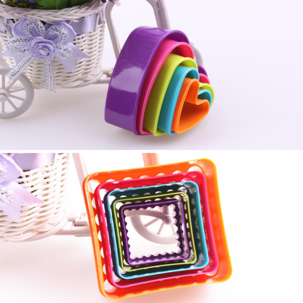 Bộ Khuôn Tạo Hình Nhiều Mẫu Dễ Thương Trang Trí Bánh, Tạo Hình Món Ăn