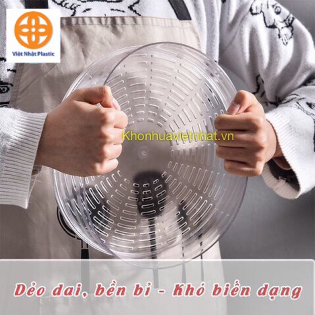 Lồng bàn đa năng 4 tầng Việt Nhật, Lồng bàn giữ nhiệt, Khay đậy thức ăn thiết kế hiện đại bền đẹp (MS:2676)