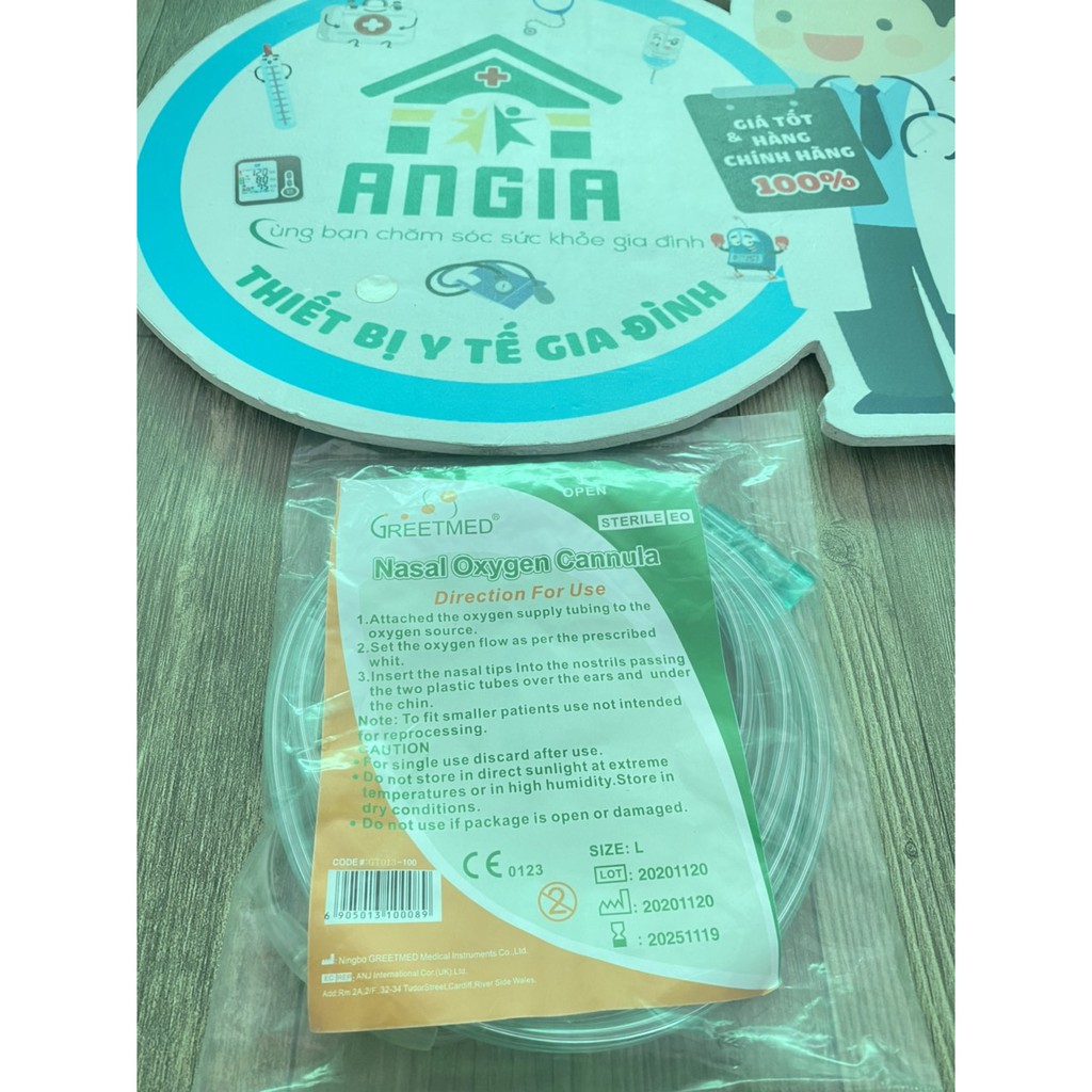 DÂY OXY 2 NHÁNH NASAL OXYGEN CANNULA AP,S,M,L (người lớn và trẻ em)