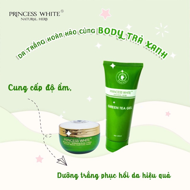 KEM BODY DƯỠNG TRẮNG PRINCESS WHITE