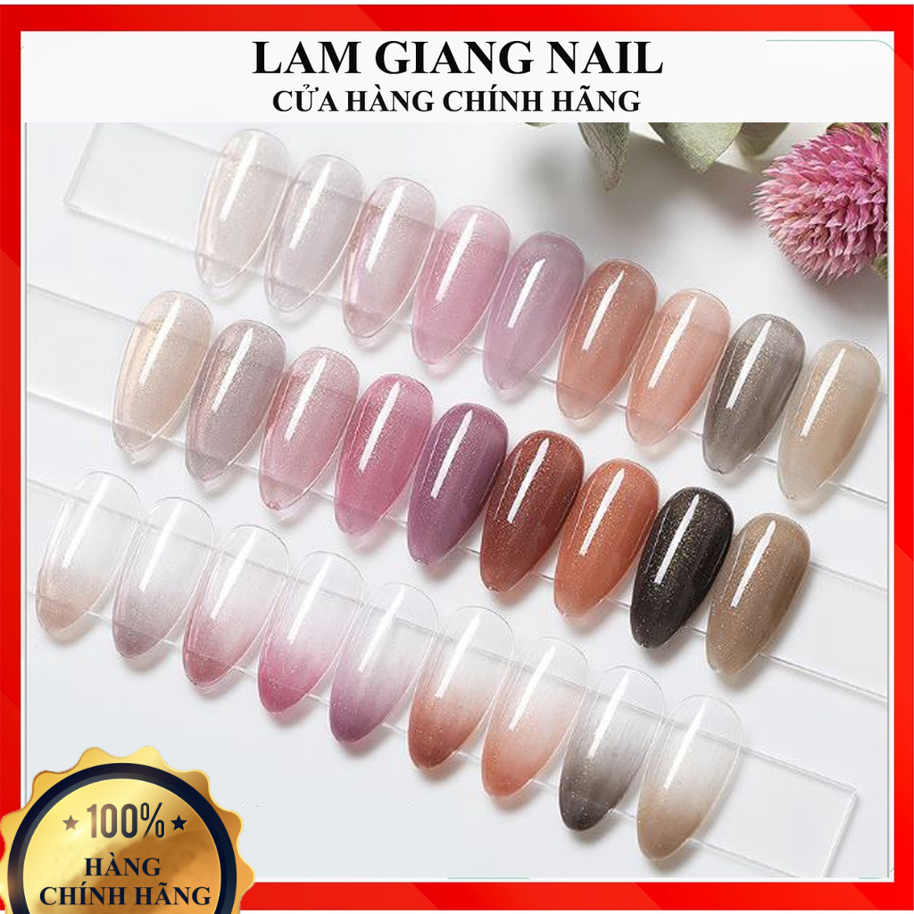 Sơn gel AS NHŨ THẠCH MỚI mã AGG 9 chai đỏ nhọn 15ml siêu HOT siêu xịn