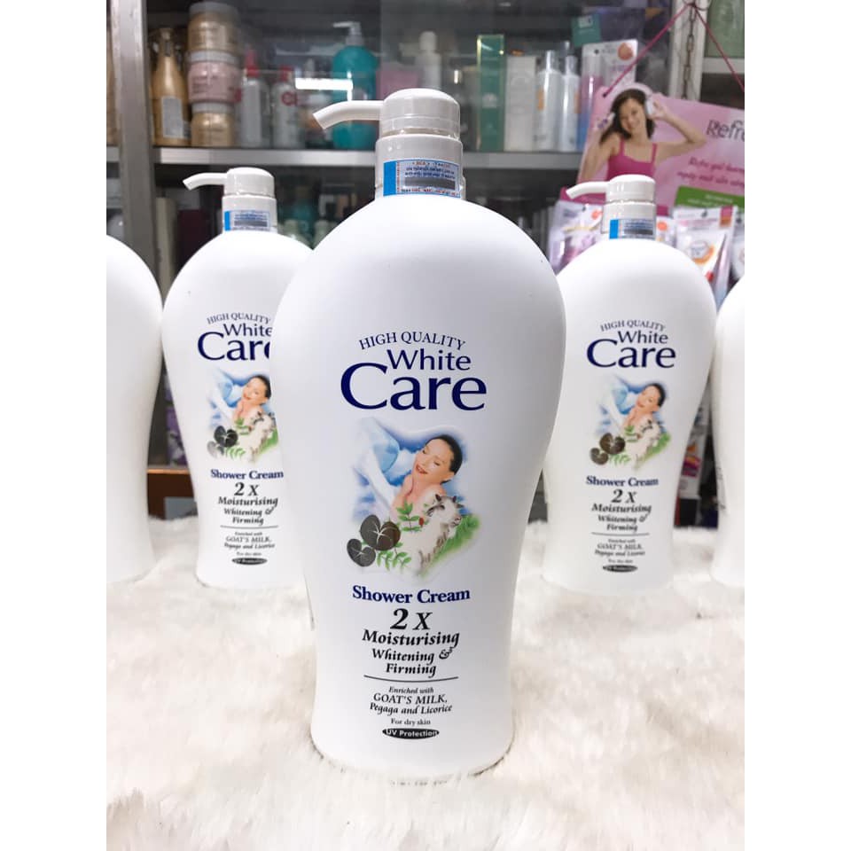 (1200ml) Sữa Tắm Dê White Care 2X Hàng Chuẩn Nhập Khẩu Chính Hãng Malaysia