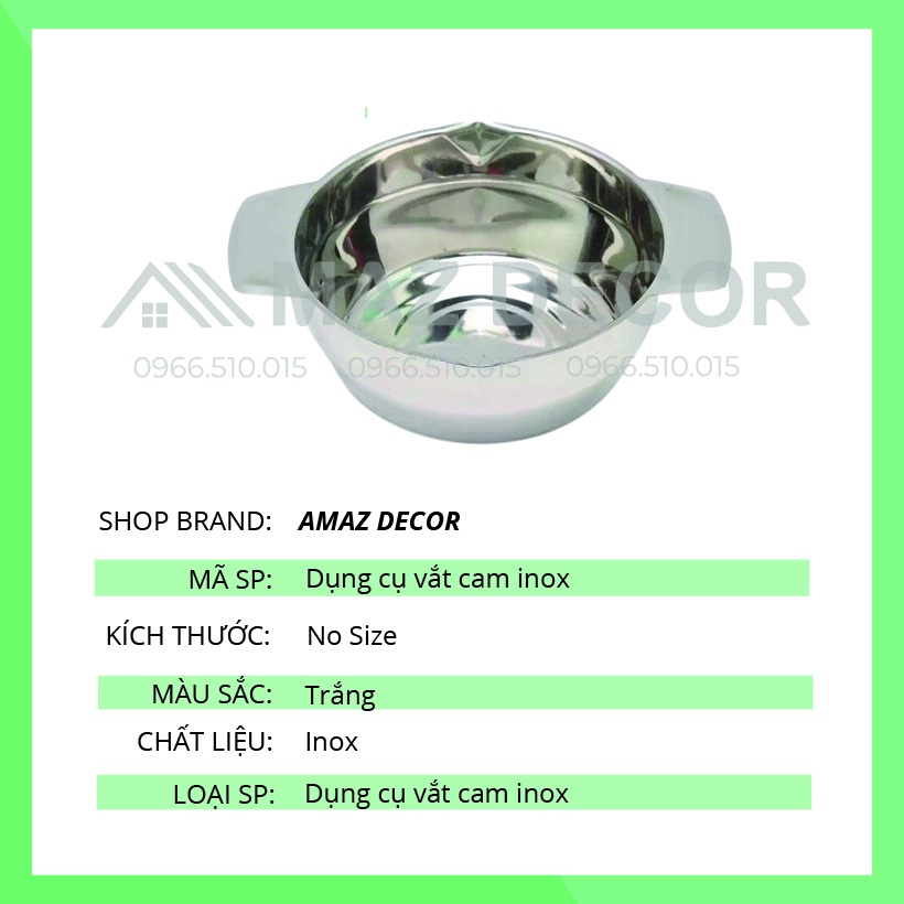 [Sỉ] DỤNG CỤ VẮT CAM BẰNG INOX CAO CẤP CAO CẤP GIÁ RẺ ĐẸP