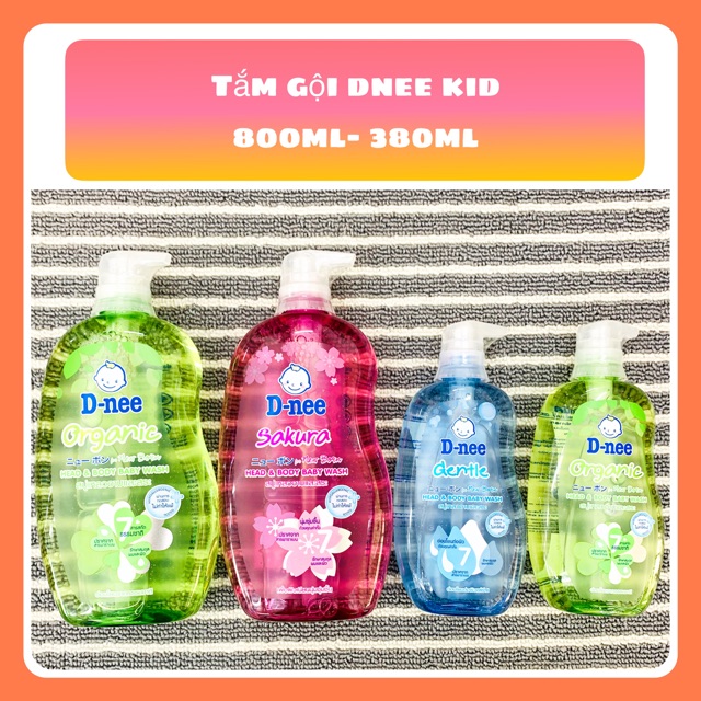 Tắm gội dnee kid 800/380ml/200ML