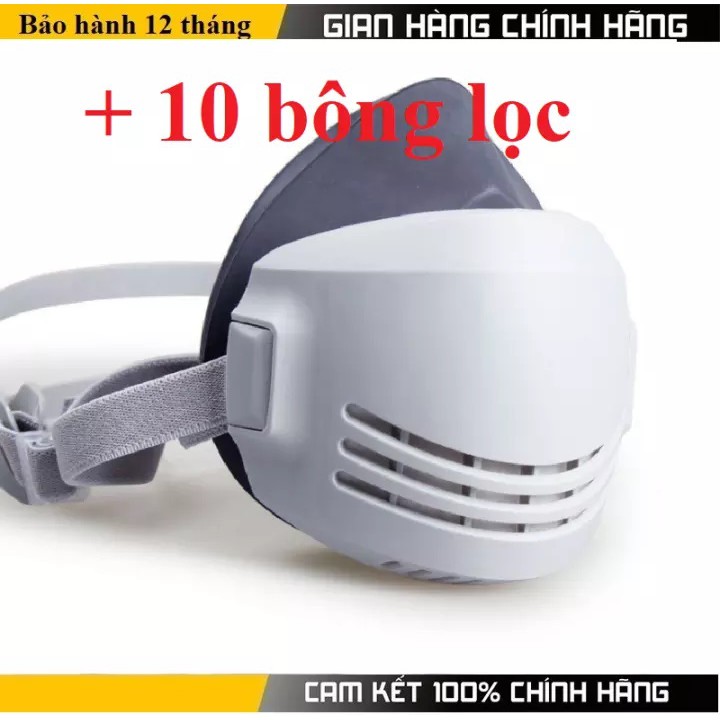 Mặt nạ phòng độc bảo hộ lao động phun sơn hóa chất nhỏ gọn