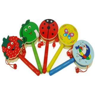 Đồ chơi trống gỗ xúc xắc cho bé