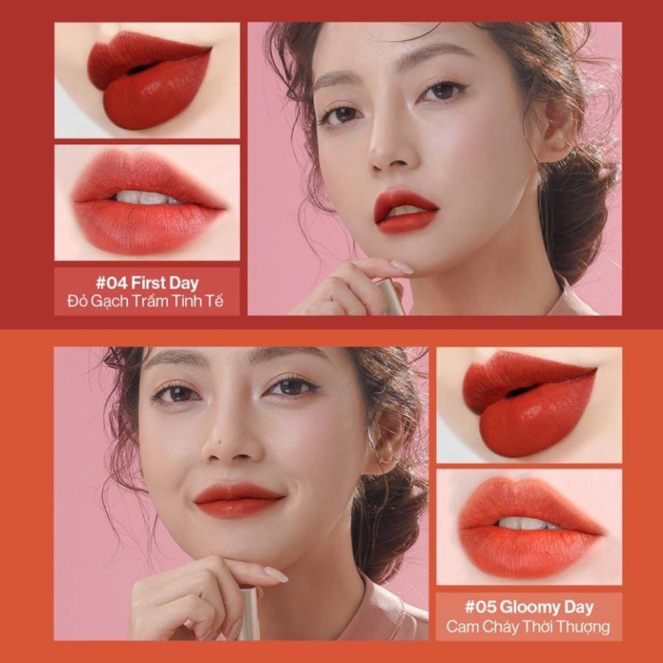 Son kem lì Gilaa long wear lip cream Fullsize (5g) Rich Rosie Collection