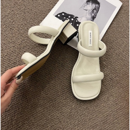 Giày Sandal Cao Gót Hở Ngón Phong Cách Pháp Cổ Điển Thời Trang Mùa Hè Cho Nữ